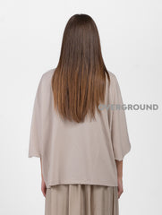 BLUSA OVER CON MANICA A TRE QUARTI - OVERGROUND STORE 