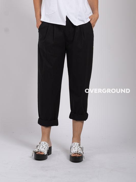 PANTALONE OVER CON CINTURINO DUE BOTTONI