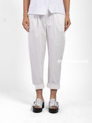 PANTALONE OVER CON CINTURINO DUE BOTTONI