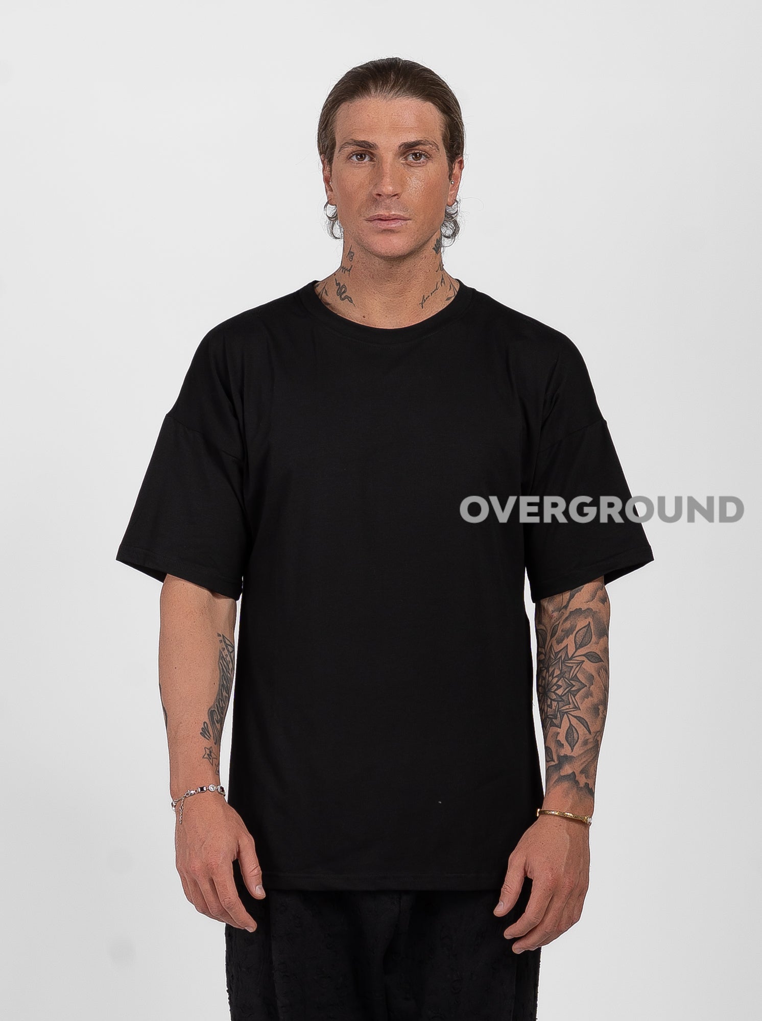 MAGLIA OVER CON TAGLI LATERALI IN FONDO - OVERGROUND STORE 