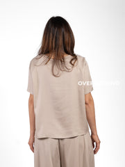 BLUSA OVER CON SPACCO DAVANTI