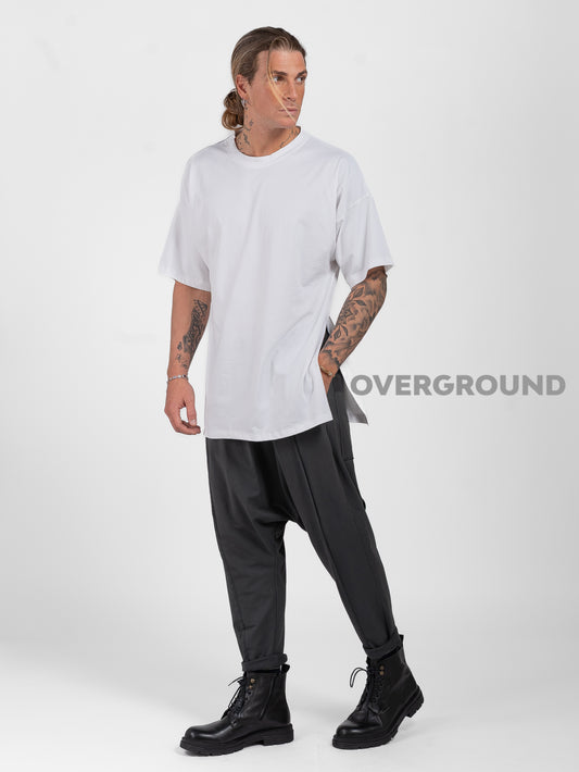 PANTALONE CAVALLO BASSO CON CUCITURE SUL GAMBULE Z - OVERGROUND STORE 