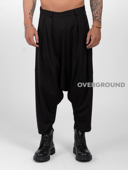 PANTALONE CAVALLO BASSO CON CUCITURE DAVANTI Z - OVERGROUND STORE 