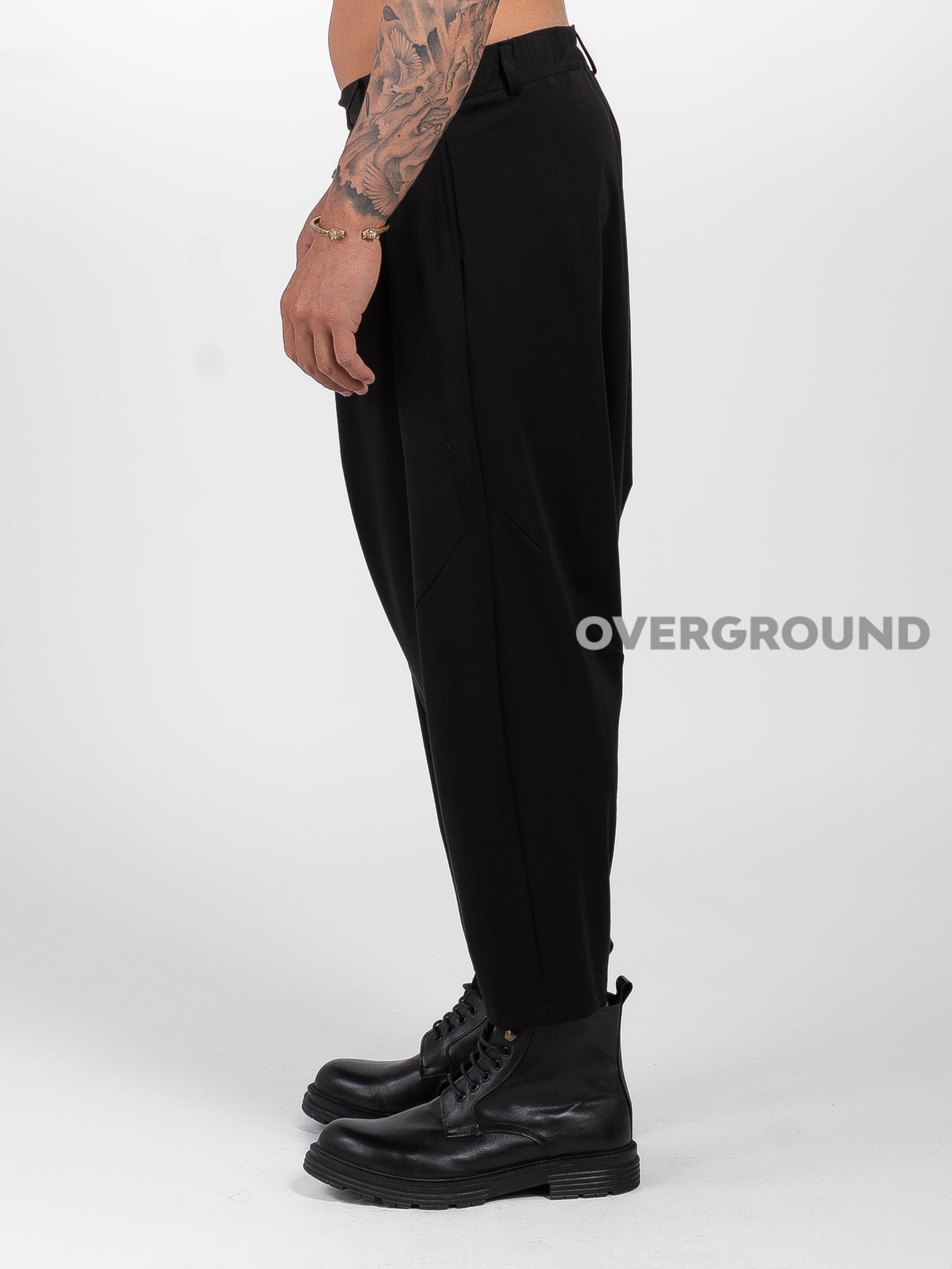 PANTALONE CAVALLO BASSO CON CUCITURE DAVANTI Z - OVERGROUND STORE 