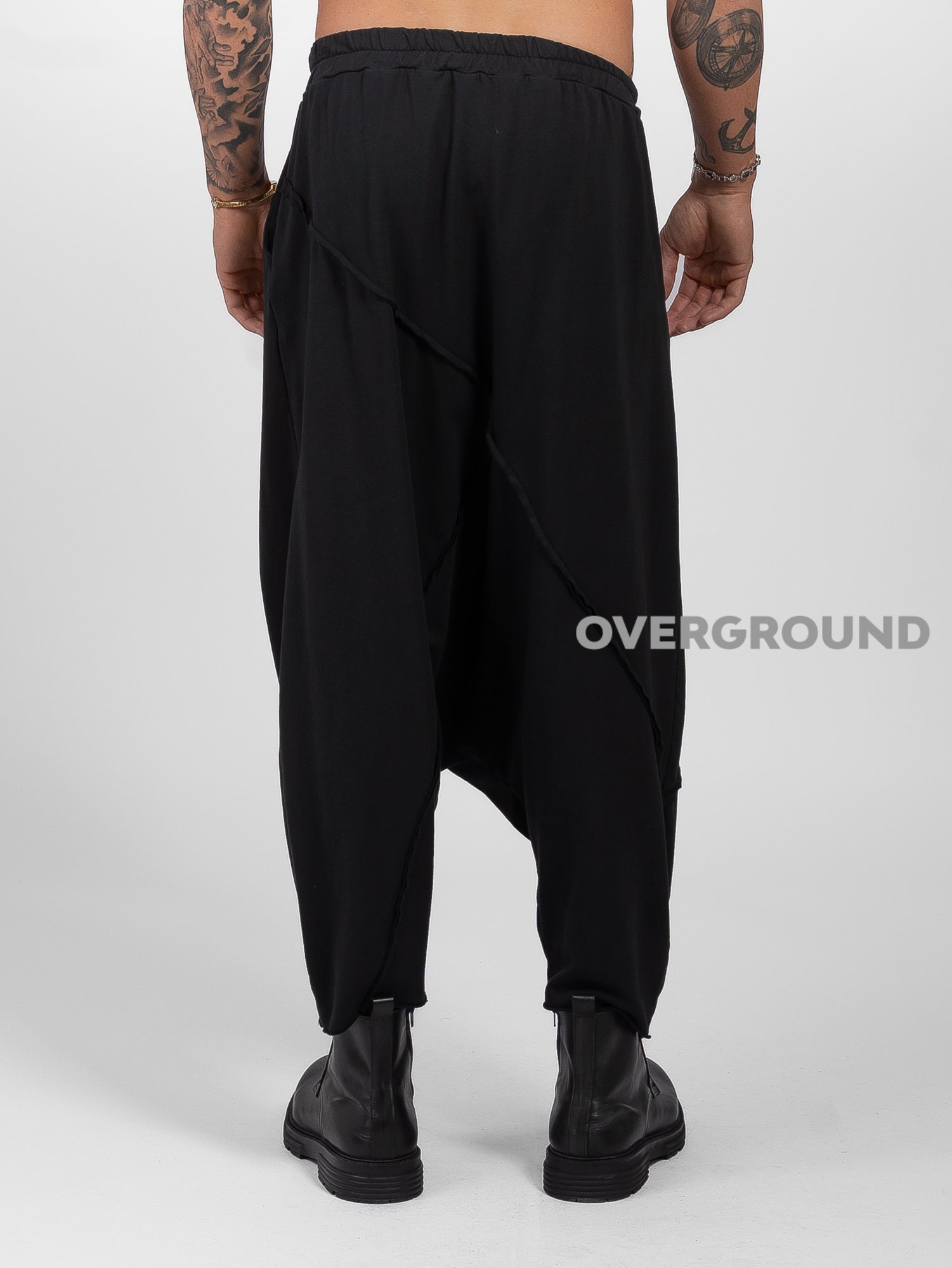 PANTALONE CAVALLO BASSO CON CUCITURE Z - OVERGROUND STORE 
