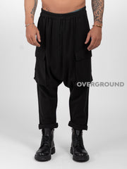 PANTALONE CAVALLO BASSO CON TASCHE DAVANTI - OVERGROUND STORE 