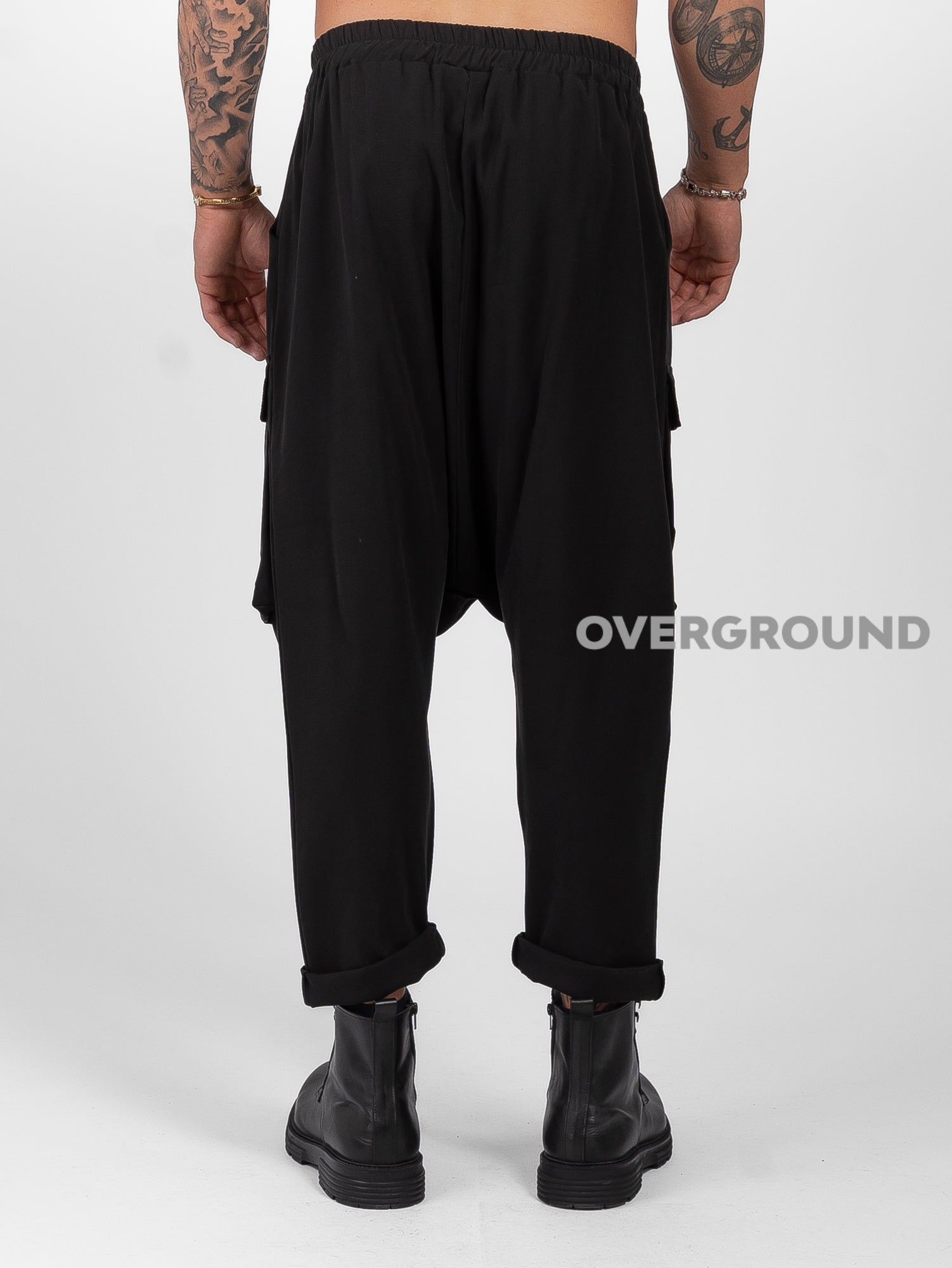 PANTALONE CAVALLO BASSO CON TASCHE DAVANTI - OVERGROUND STORE 