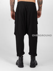 PANTALONE CAVALLO BASSO CON TASCHE DAVANTI - OVERGROUND STORE 