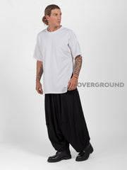 PANTALONE OVER CAVALLO BASSO LEGGERO GAMBULE LARGO - OVERGROUND STORE 
