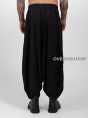 PANTALONE OVER CAVALLO BASSO LEGGERO GAMBULE LARGO - OVERGROUND STORE 
