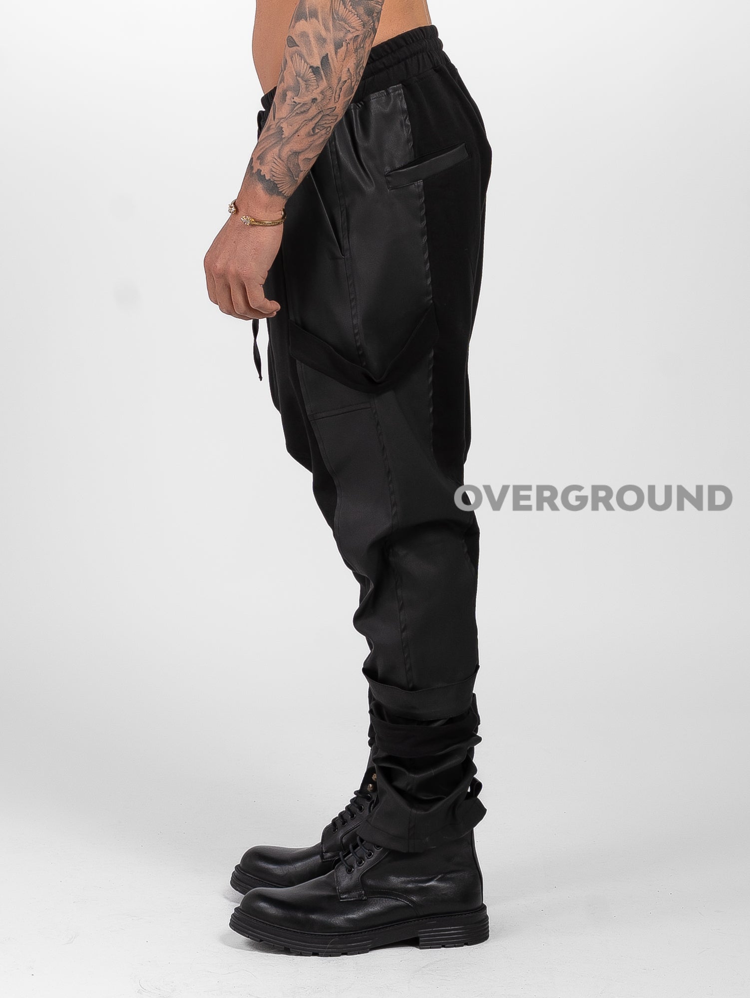 PANTALONE CAVALLO BASSO CON STRISCIA LUNGO IL GAMBULE - OVERGROUND STORE 