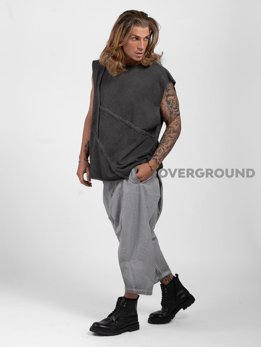 PANTALONE CAVALLO BASSO CON PATTINA DIETRO - OVERGROUND STORE 