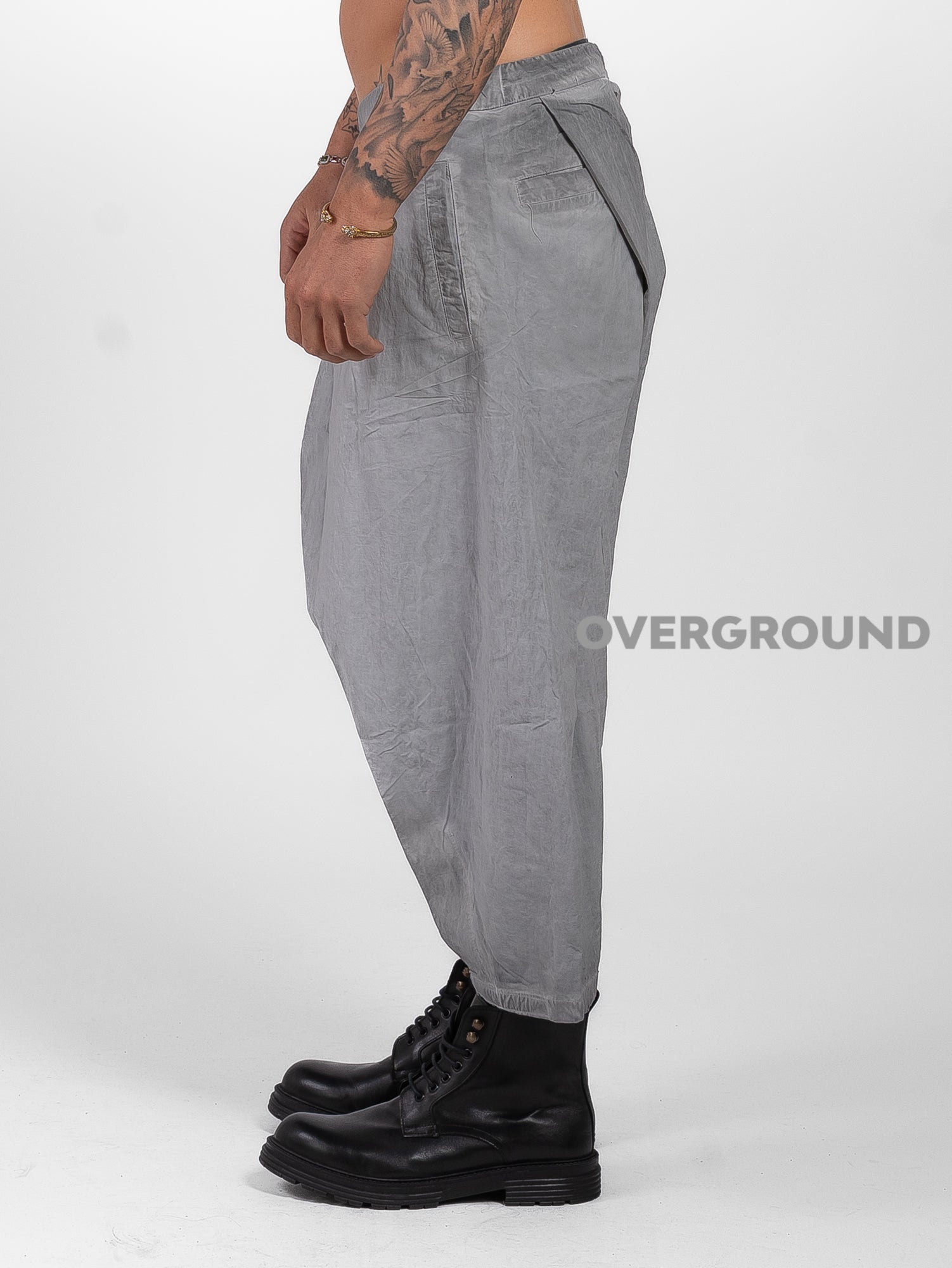 PANTALONE CAVALLO BASSO CON PATTINA DIETRO - OVERGROUND STORE 