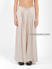 PANTALONE OVER LINO GAMBULE LARGO