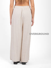 PANTALONE OVER LINO GAMBULE LARGO