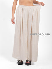 PANTALONE OVER LINO GAMBULE LARGO