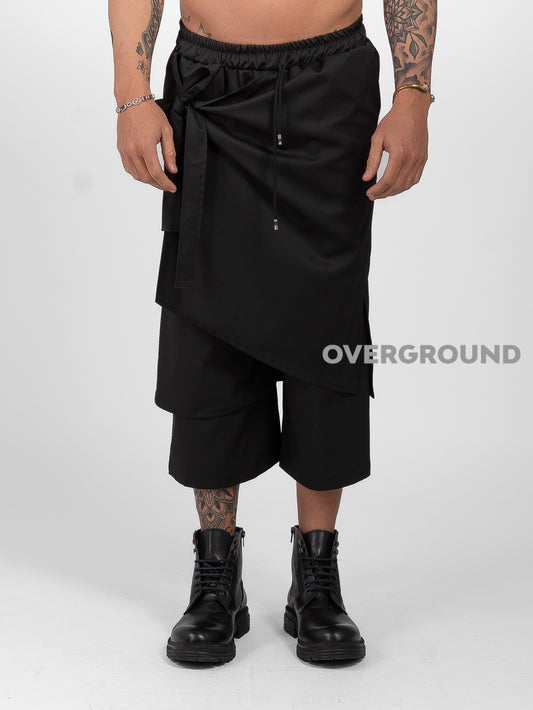 PANTALONE CON PATTINA FRONTALE E BOTTONI DIETRO - OVERGROUND STORE 