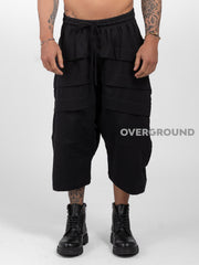 PANTALONE CORTO CAVALLO BASSO CON BALZE DAVANTI - OVERGROUND STORE 