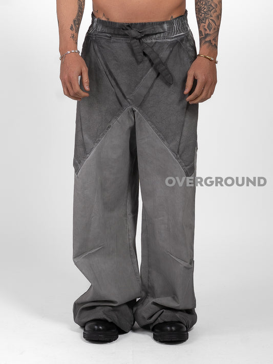 PANTALONE OVER GAMBULE LARGO CON PIEGHE DAVANTI - OVERGROUND STORE 