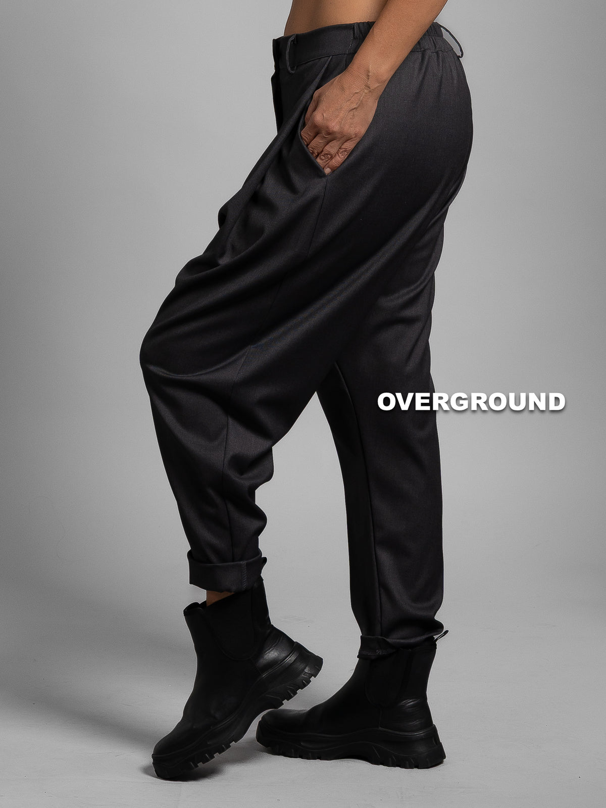 PANTALONE CAVALLO BASSO CON CINTURINO