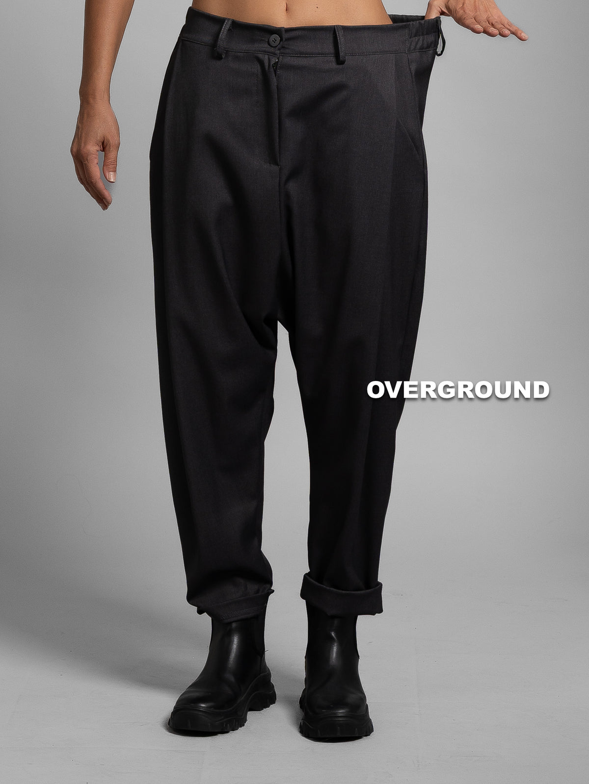 PANTALONE CAVALLO BASSO CON CINTURINO