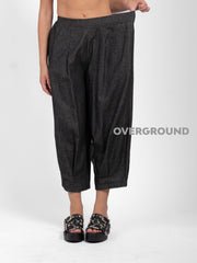 PANTALONE OVER CON GAMBULE CON CUCITURE IN FONDO
