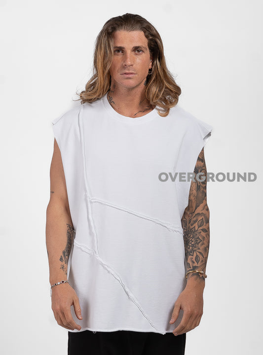 MAGLIA OVER SMANICATA CON CUCITURE - OVERGROUND STORE 
