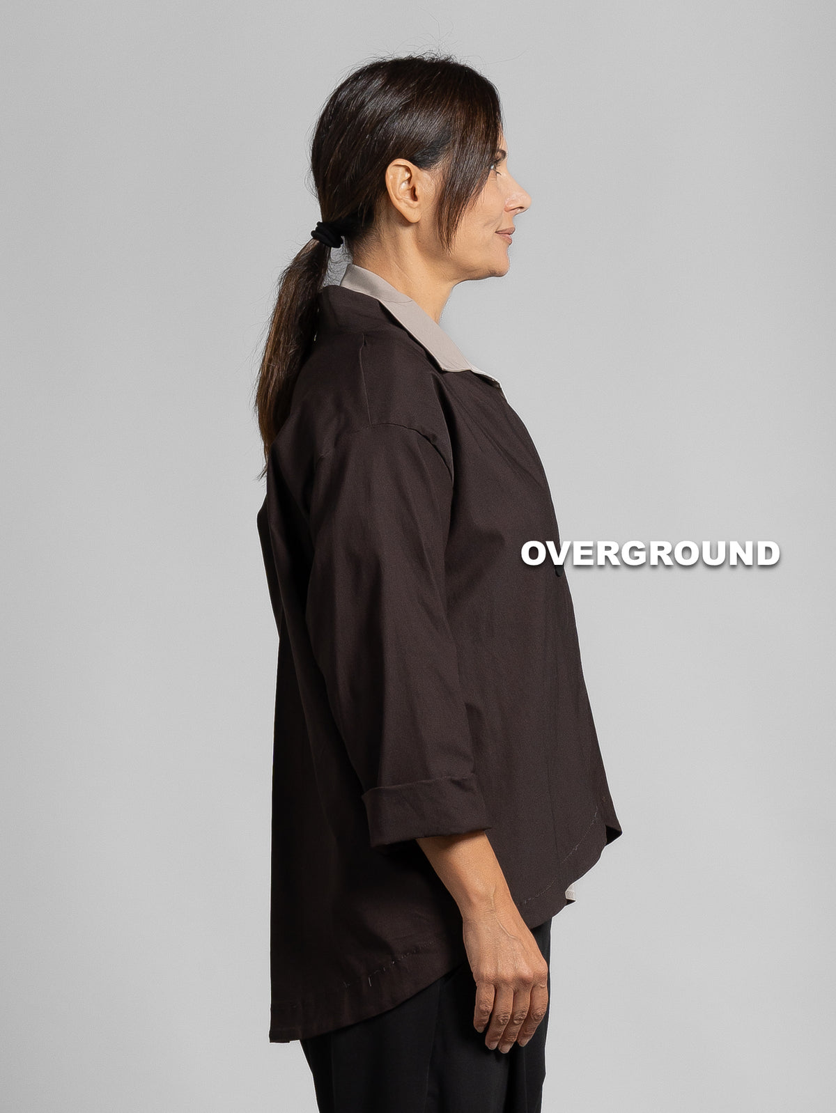OVERSIZE-JACKE MIT EIN-KNOPF-VERSCHLUSS