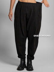 PANTALONE OVER GESSATO CAVALLO BASSO