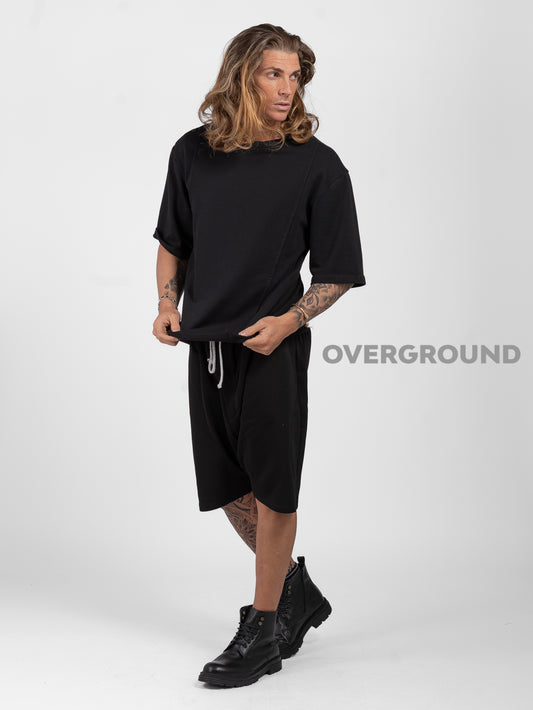 MAGLIA OVER CON MANICA CORTA - OVERGROUND STORE 