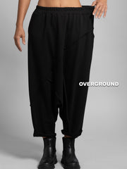 PANTALONE CAVALLO BASSO CON CUCITURE