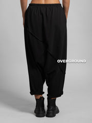 PANTALONE CAVALLO BASSO CON CUCITURE
