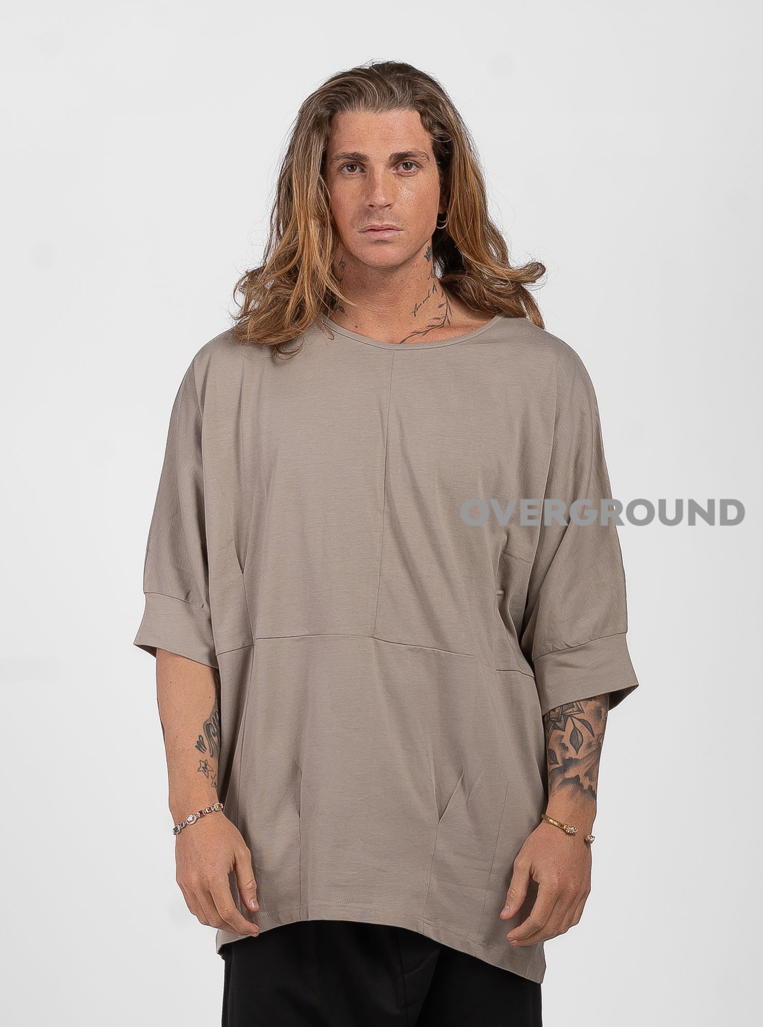 MAGLIA OVER CON CUCITURE FRONTALI - OVERGROUND STORE 