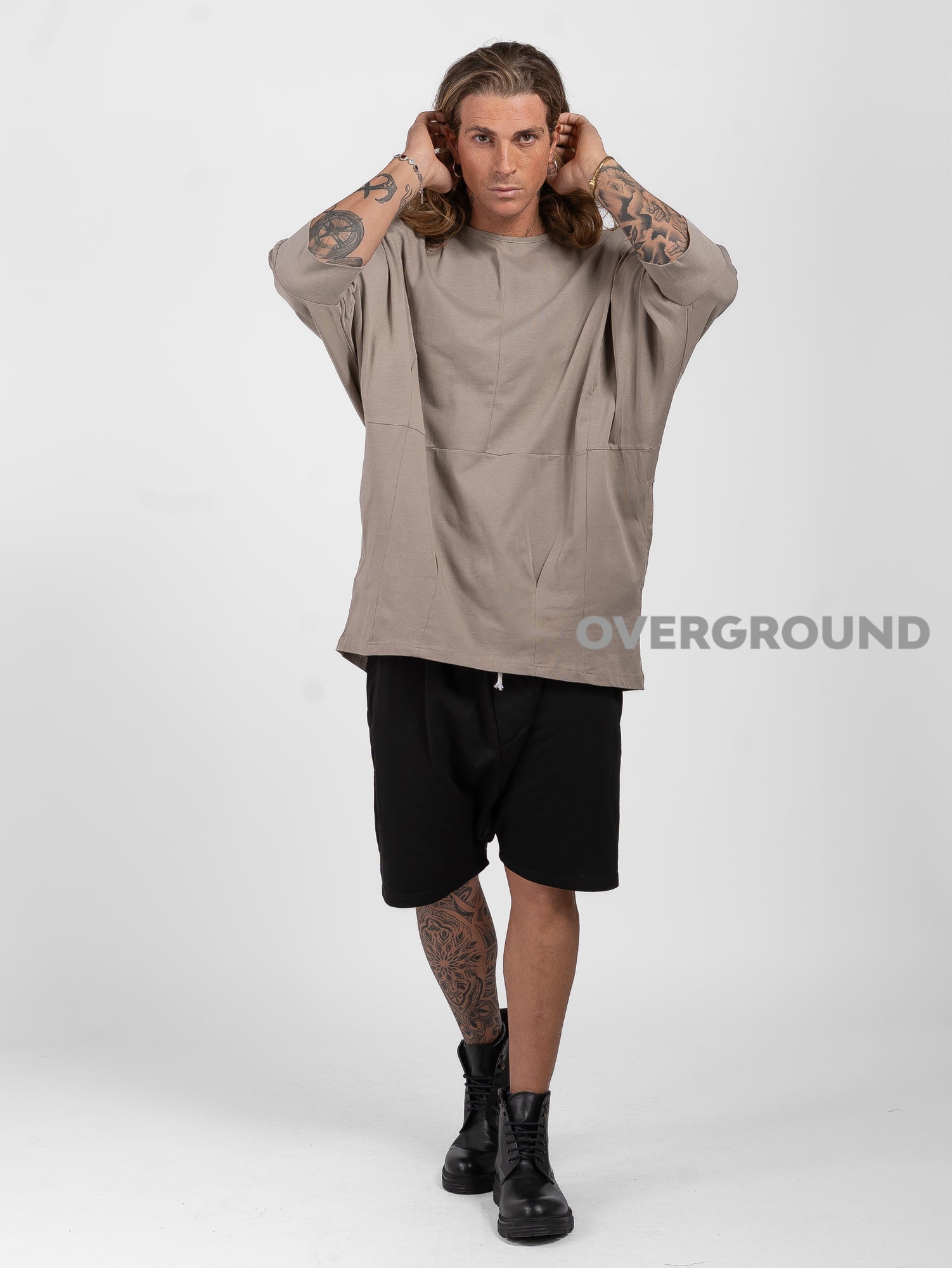 MAGLIA OVER CON CUCITURE FRONTALI - OVERGROUND STORE 