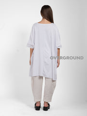 MAGLIA OVER ASIMMETRICA MANICA LARGA