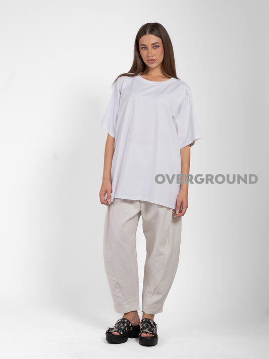 MAGLIA T-SHIRT OVER MEZZA MANICA