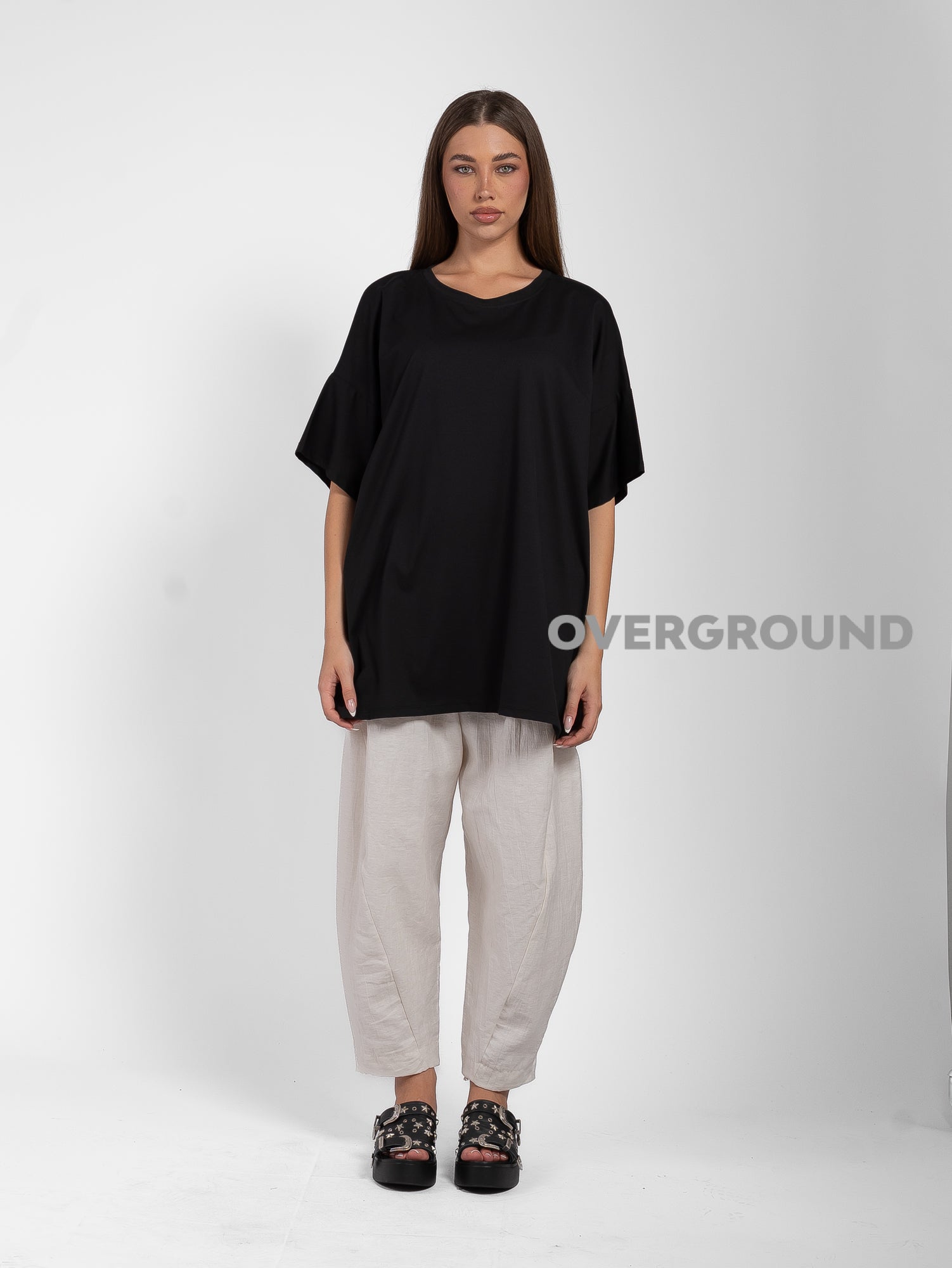 MAGLIA T-SHIRT OVER MEZZA MANICA