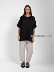 MAGLIA OVER SCOLLO  CON CUCITURE