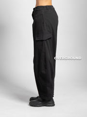 PANTALONE OVER CON PENS, CUCITURA SUL GAMBULE E FRONTALI E TASCHE - OVERGROUND STORE 