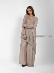 CAMICIA OVER VELATA