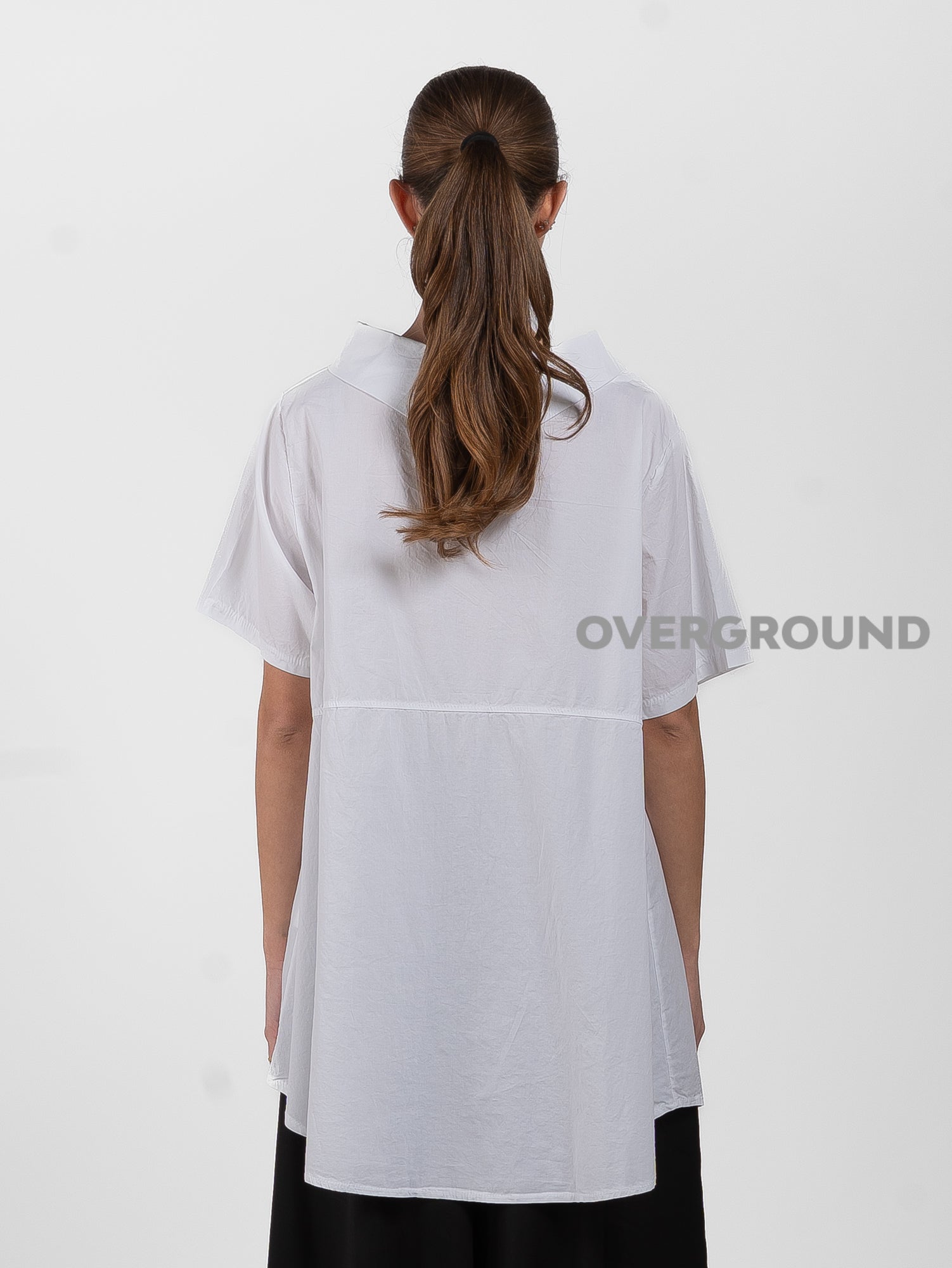 BLUSA LUNGA COLLO A BARCA - OVERGROUND STORE 