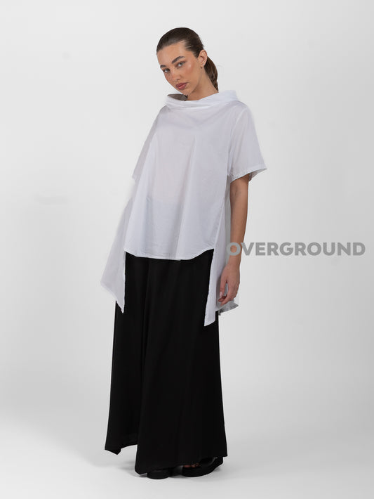 BLUSA LUNGA COLLO A BARCA - OVERGROUND STORE 