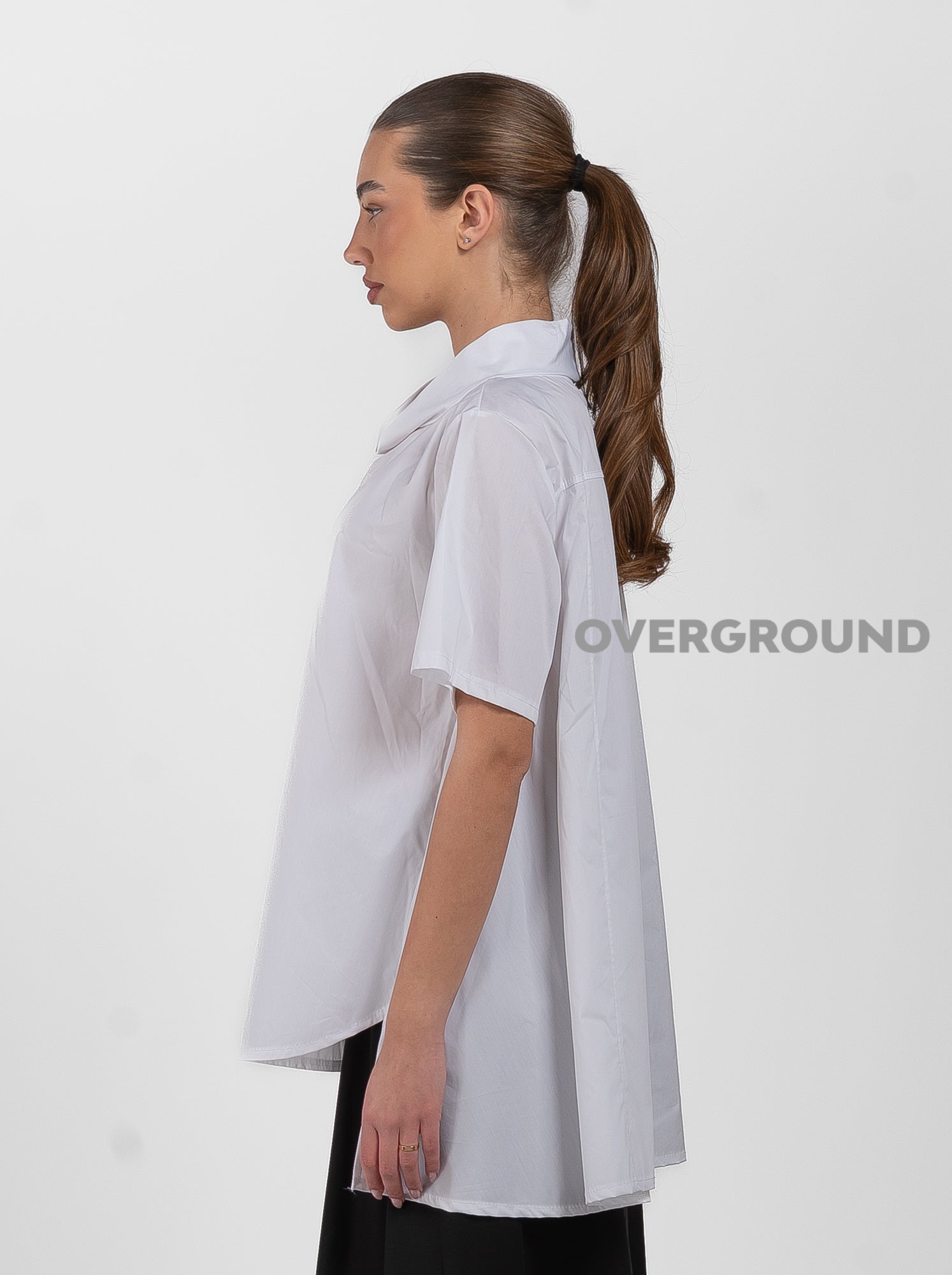 BLUSA OVER COLLO A BARCA - OVERGROUND STORE 