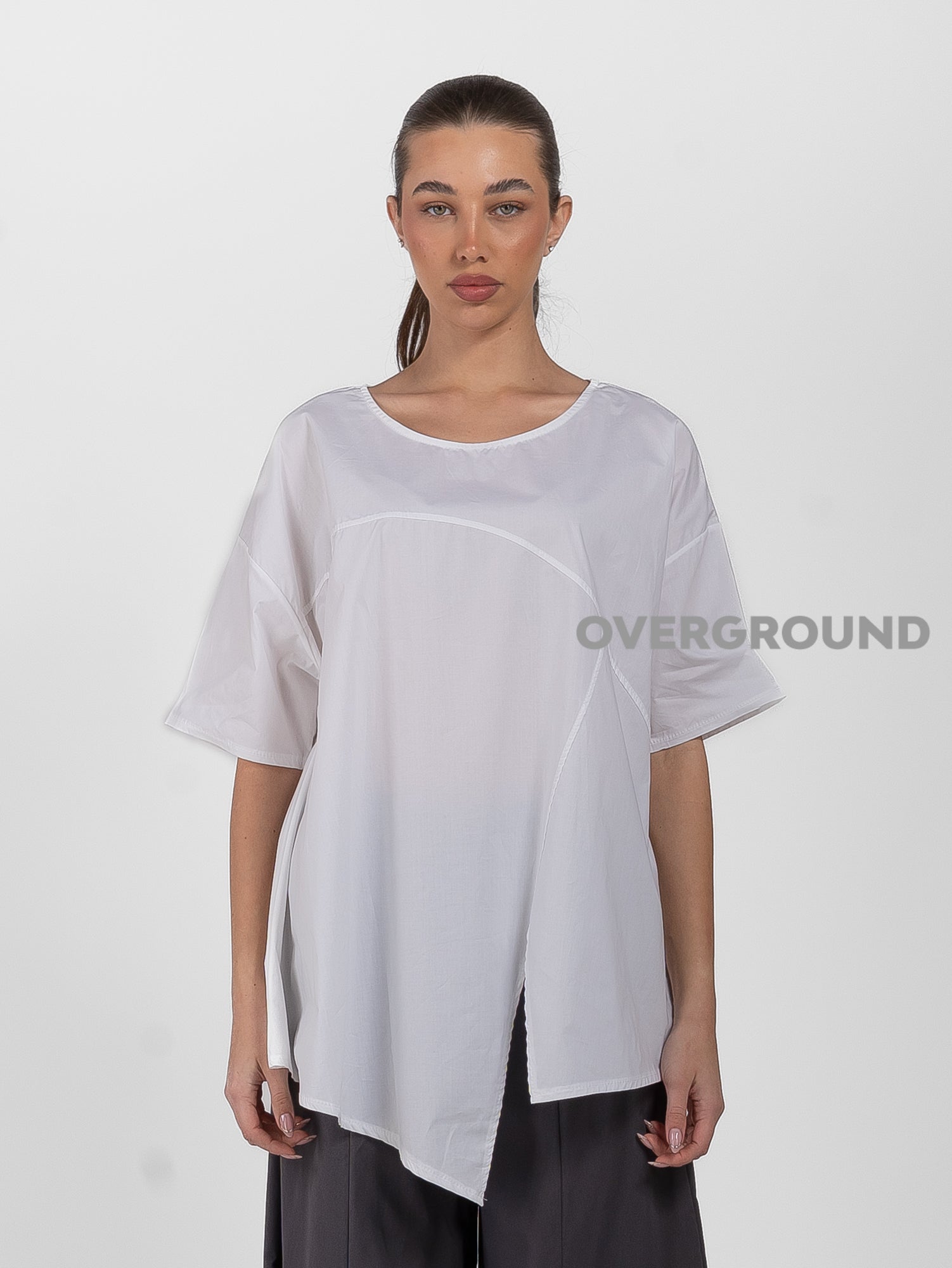 BLUSA OVER MEZZA MANICA - OVERGROUND STORE 