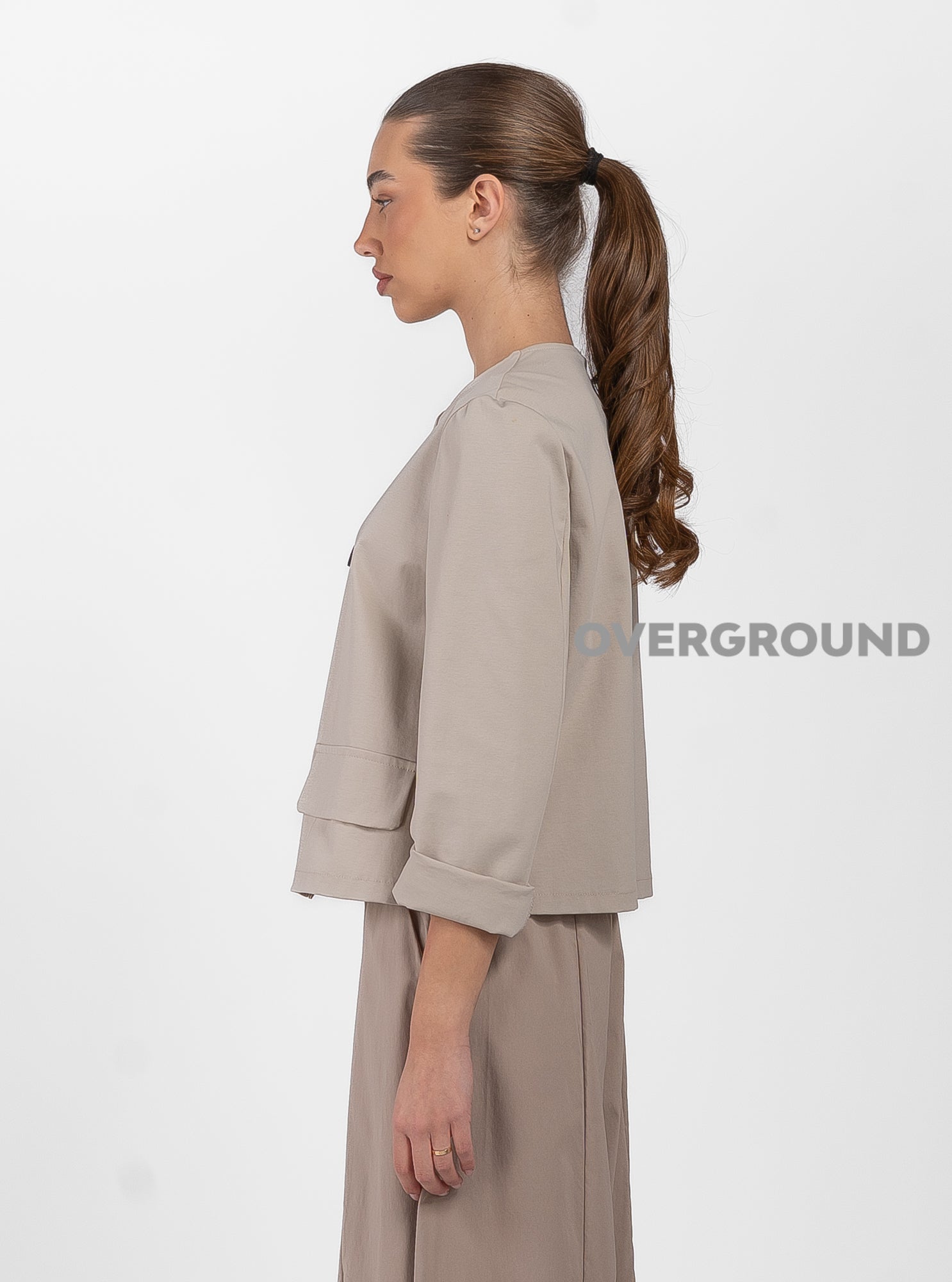 GIACCA SCOLLO TONDO CON DOPPIO BOTTONE - OVERGROUND STORE 