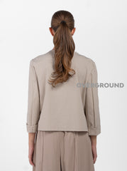 GIACCA SCOLLO TONDO CON DOPPIO BOTTONE - OVERGROUND STORE 