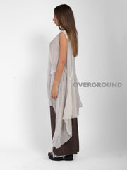 CAMICIA SMANICATA OVER VELATA CON PUNTE