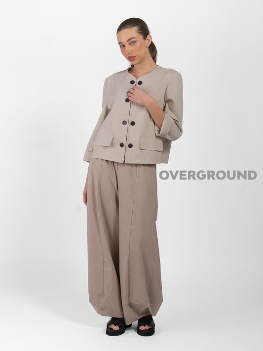 GIACCA SCOLLO TONDO CON DOPPIO BOTTONE - OVERGROUND STORE 