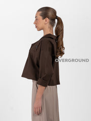 GIACCA CORTA CHIUSURA OBLIQUA E BOTTONI - OVERGROUND STORE 