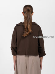 GIACCA CORTA CHIUSURA OBLIQUA E BOTTONI - OVERGROUND STORE 